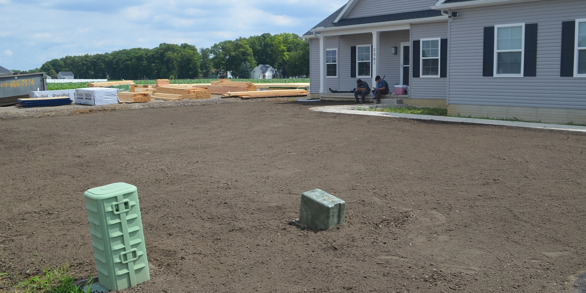 PM and Sons Hydroseeding Before Toledo Ohio